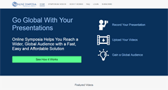 Desktop Screenshot of onlinesymposia.com